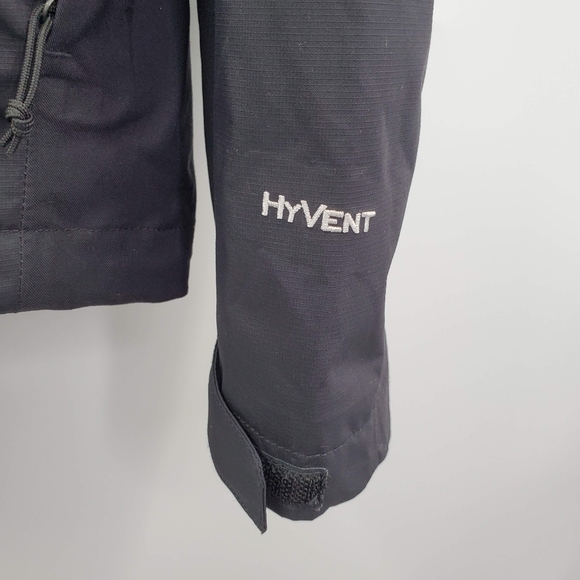 North Face Men's Apex Hyvent Black Jacket Full Zip - Picture 4 of 9